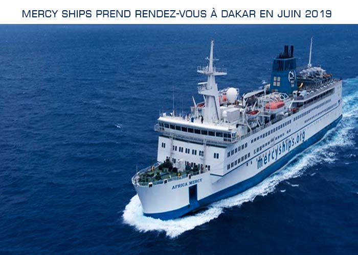 Mercy Ships prend rendez-vous à Dakar en juin 2019
